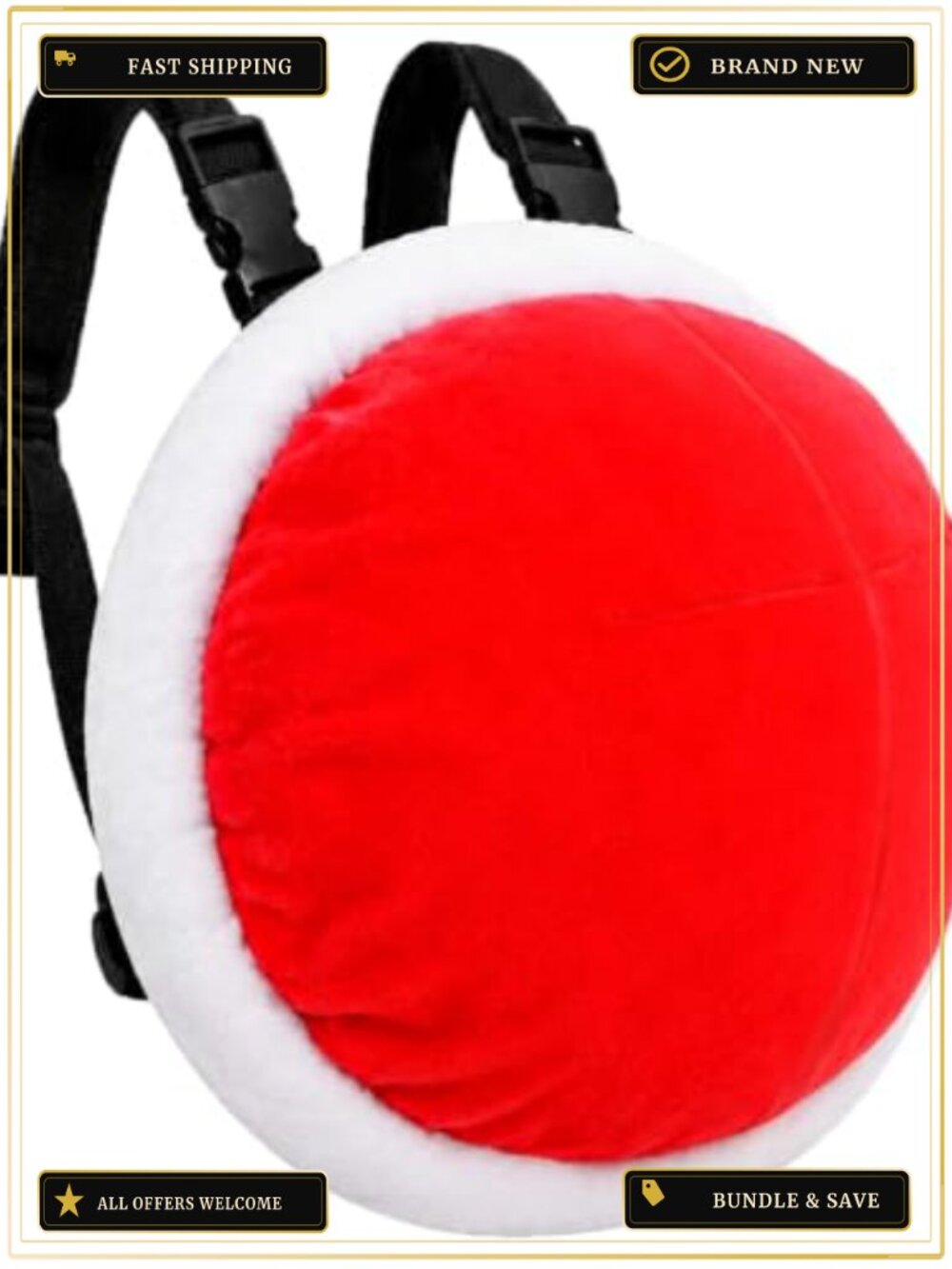 Plush Turtle Shell Backpack Costume Accessory Dress Up Party
